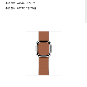 애플워치 40mm 새들브라운모던버클