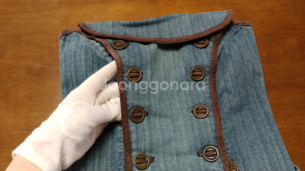 데님 튜브탑 숏원피스 판매합니다(55사이즈)--6