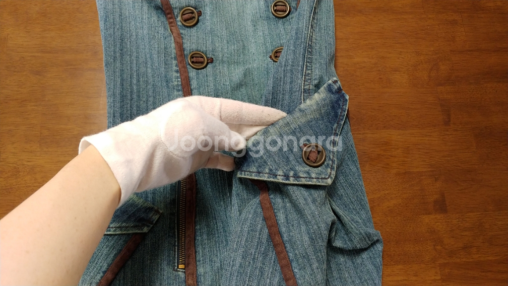 데님 튜브탑 숏원피스 판매합니다(55사이즈)--3