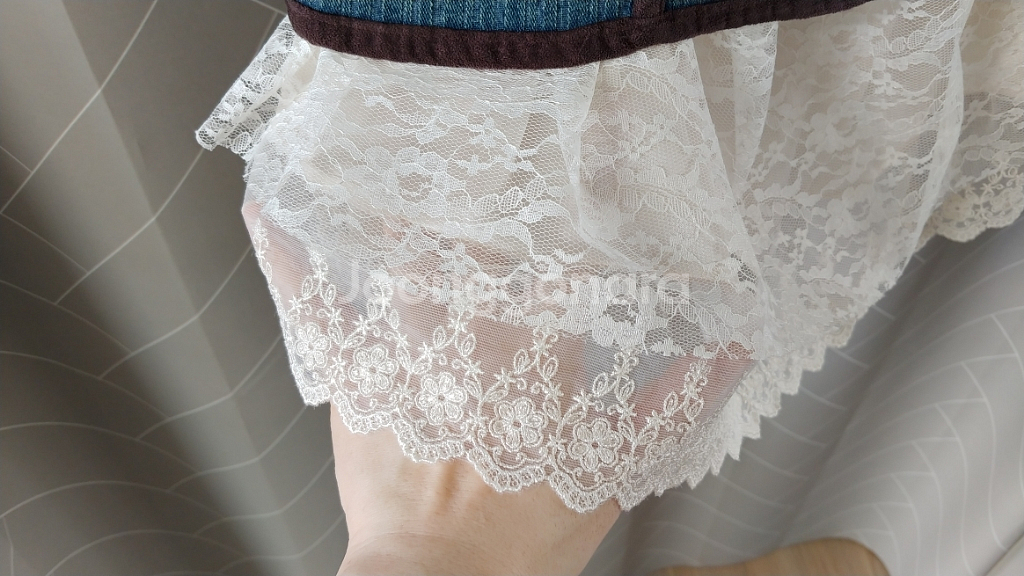 데님 튜브탑 숏원피스 판매합니다(55사이즈)--8