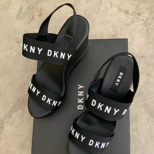 DKNY통굽샌들240~245 10cm 정품!!