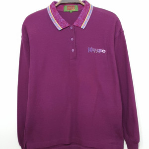 (M) 겐조 긴팔 카라티 보라 폴로 티셔츠 켄조