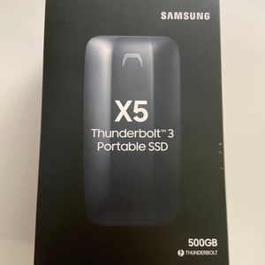 삼성 X5 썬더볼트3 포터블 SSD 500G