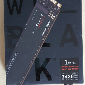 WD Black SN750 1Tb SSD NVME