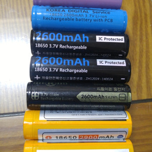 보호 18650 2600mAh 개당 5천