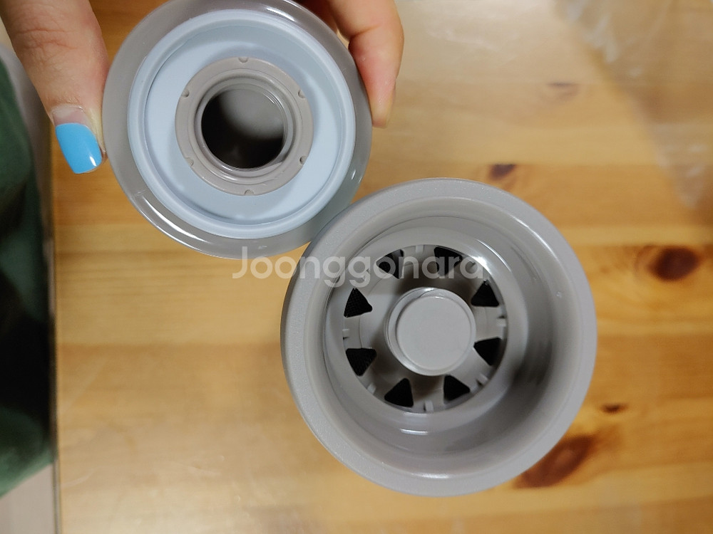 (새상품) 코코브루니 카페 텀블러 카키색--1