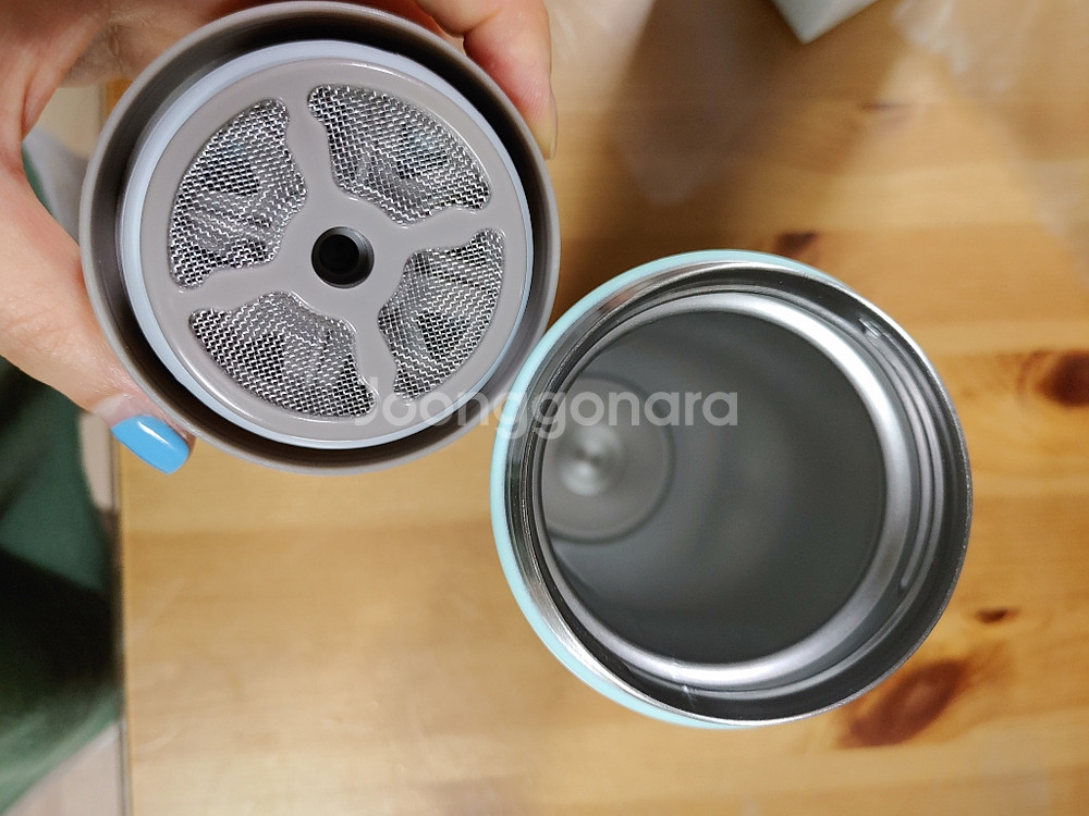 (새상품) 코코브루니 카페 텀블러 카키색--2