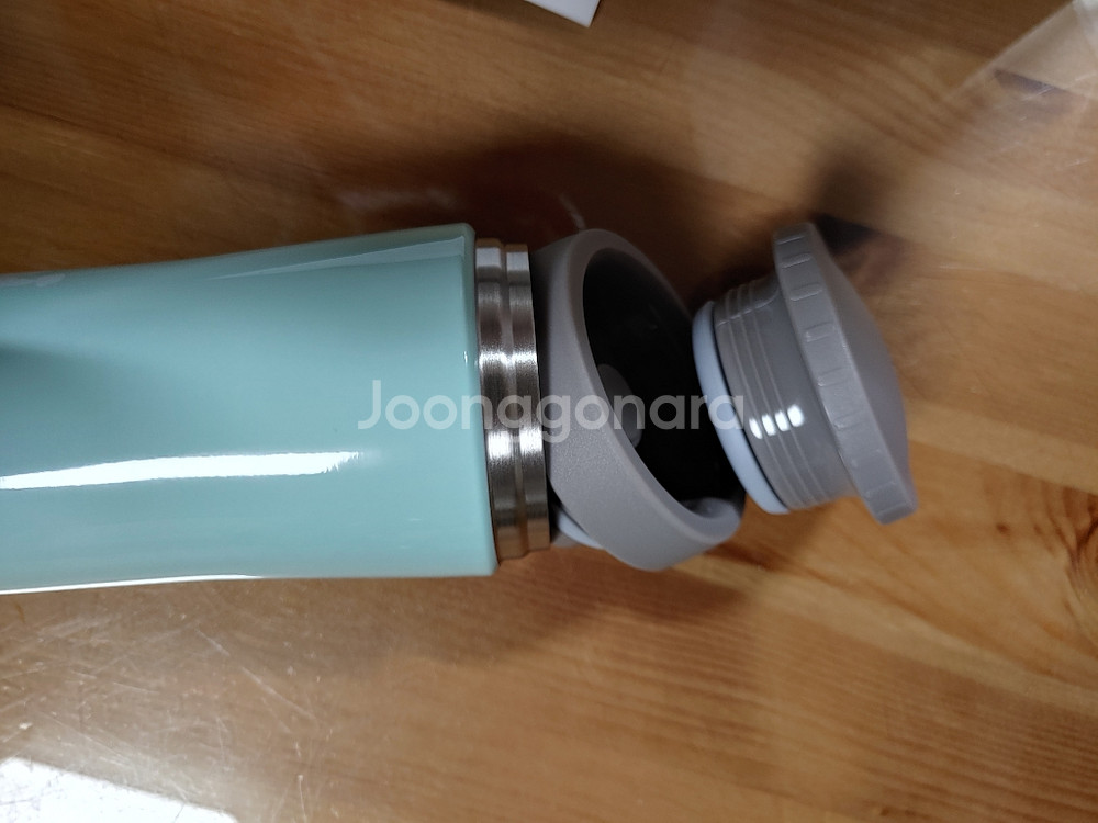 (새상품) 코코브루니 카페 텀블러 카키색--3