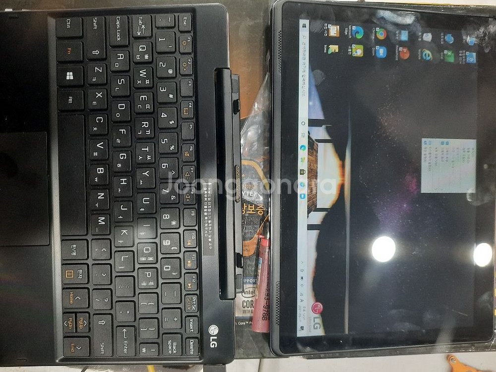 LG투인원 pc 태블릿 10T370 -L860K 팝니다--1