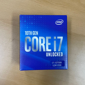 intel core i7 10700k 미개봉