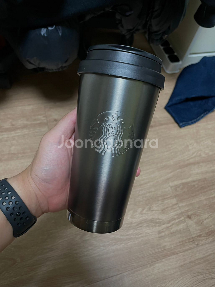 스타벅스 SS 엘마 블랙 텀블러--0