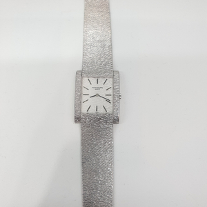 [정품] 파텍 필림 남여공용 화이트골드 시계
