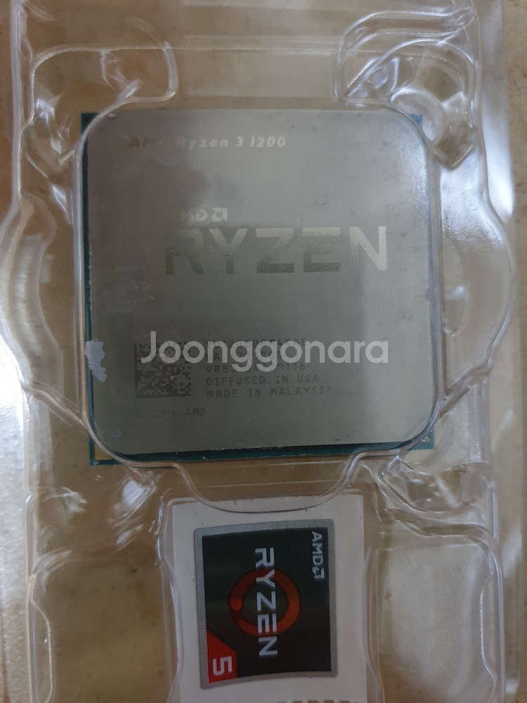 AMD 라이젠 R3 1200 판매합니다. | CPU/메인보드 | 중고나라
