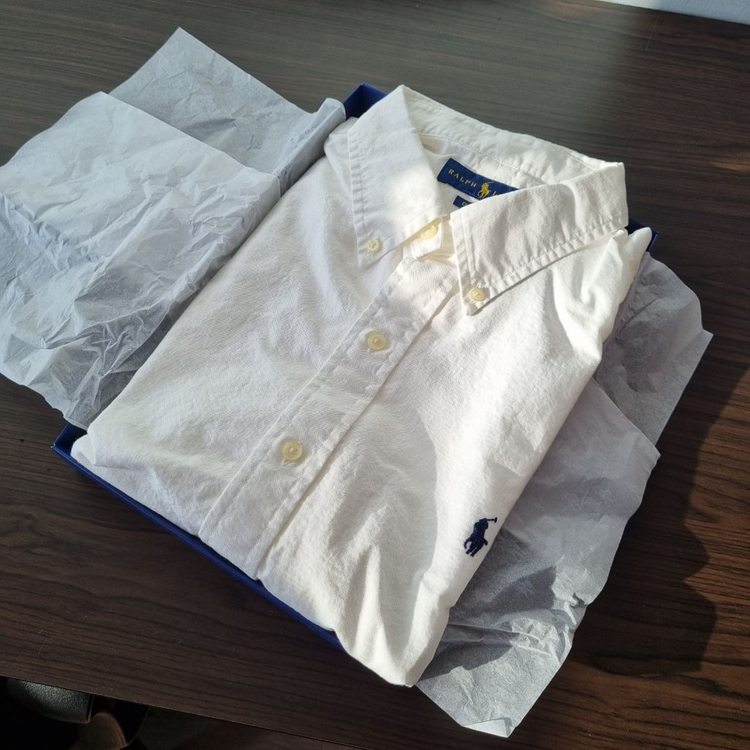 폴로 클래식 화이트 네이비 포니 L--1