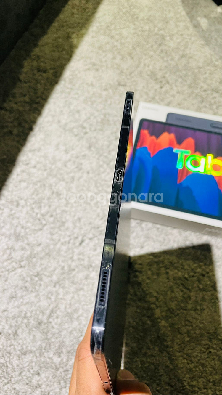 겔럭시탭s7+ LTE 256g 자급제 공기계--2