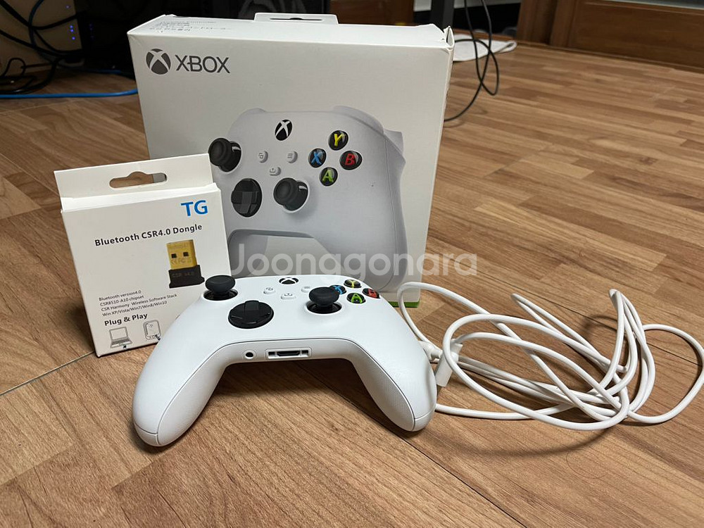 xbox one x 무선 컨트롤러 로봇 화이트(4세대)--1
