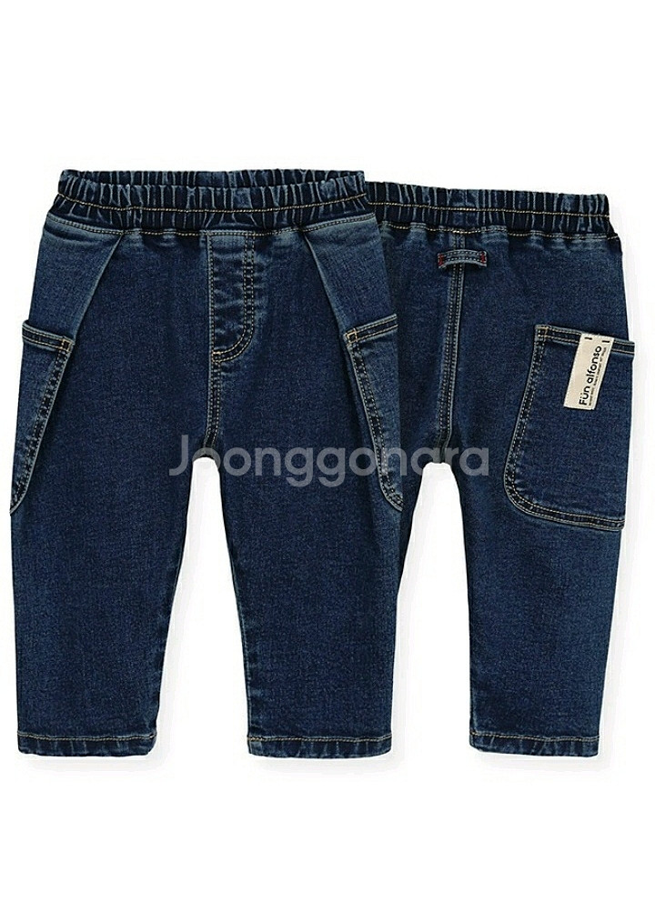 거이새옷)알퐁소 배기핏 카고청바지--0