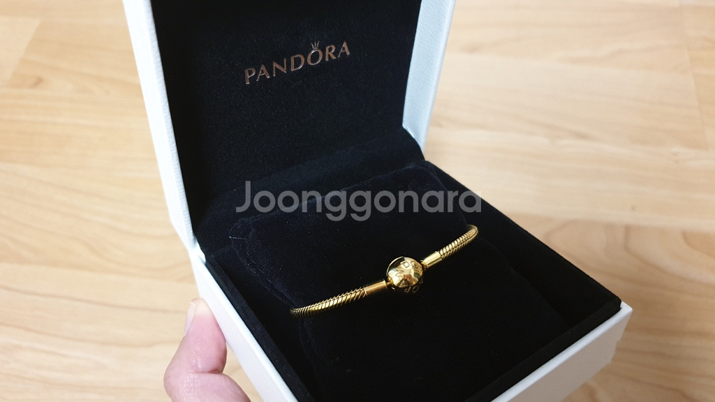 [정품/새상품] 판도라 팔찌 18k도금 17cm--1