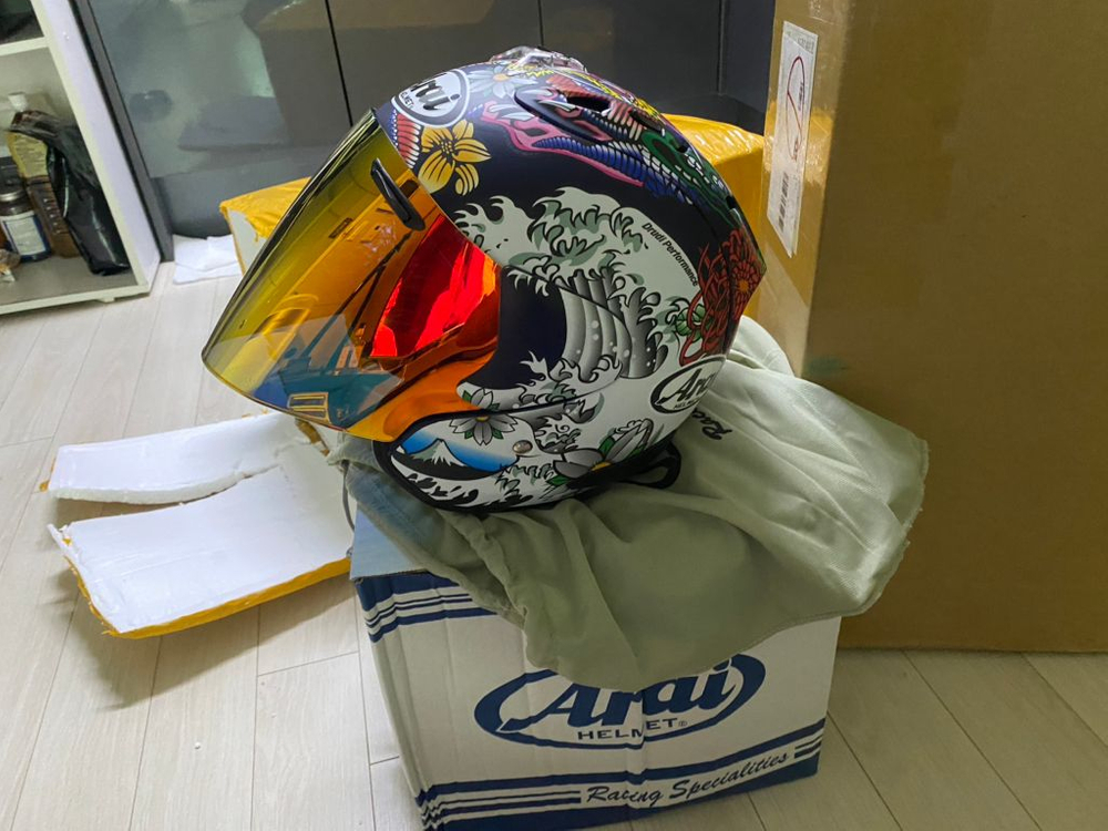 아라이 오픈헬멧--3