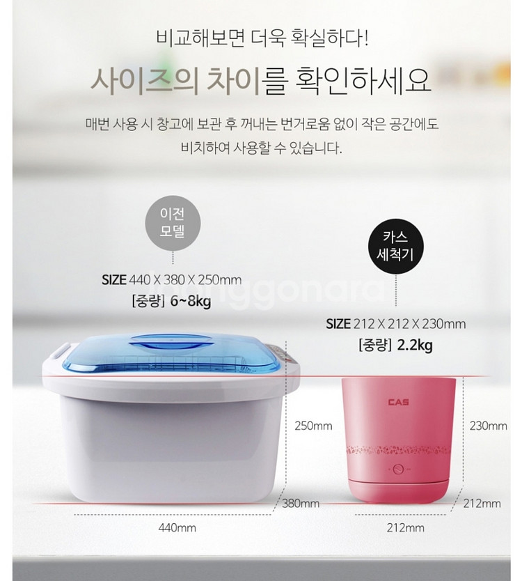 카스 올인클린 초음파 세척기 3종/택 (새제품)--8