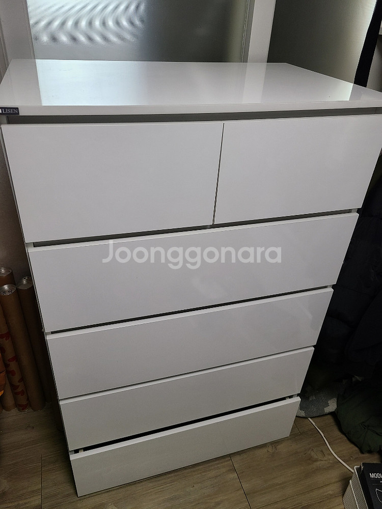 리센 5단 서랍장--1