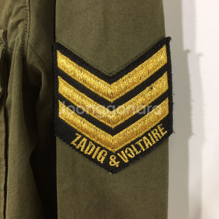 [여자 90]쟈딕앤볼테르 정품 숏 야상자켓--4