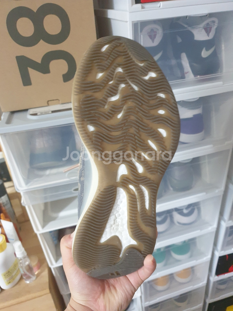 (1회실착) 아디다스 이지부스트380 미스트 260--1