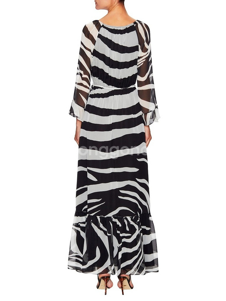 DVF 맥시 maxi 롱 원피스--6