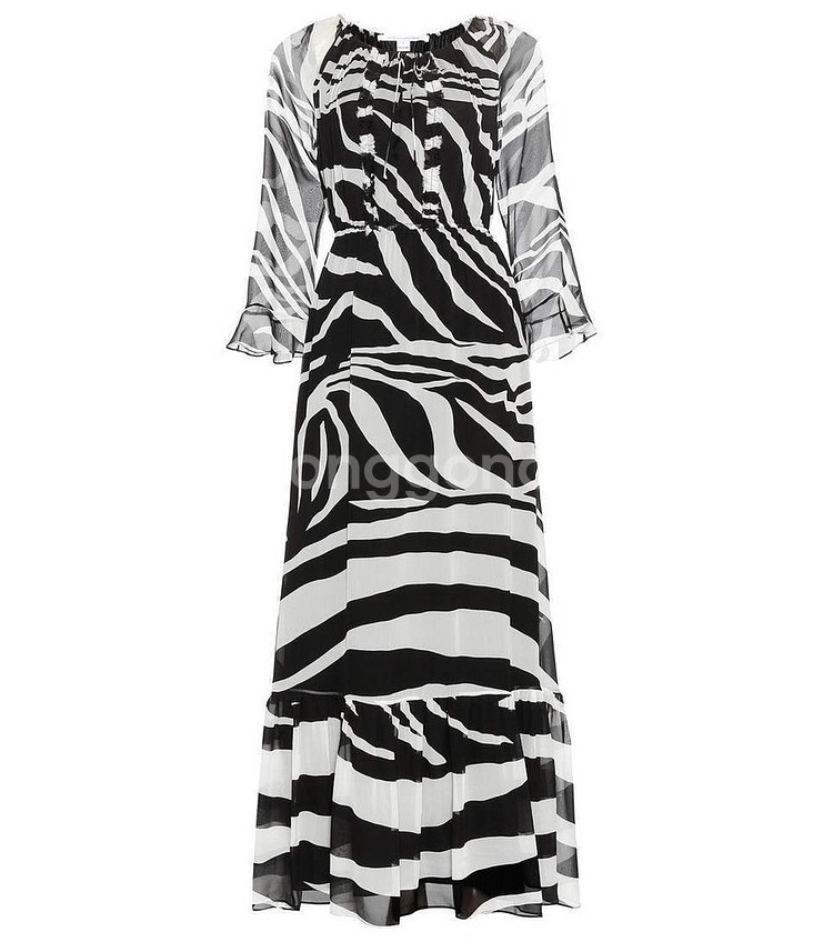 DVF 맥시 maxi 롱 원피스--9