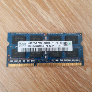 노트북용 램 DDR3 4G