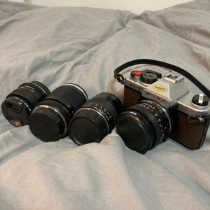 (필름카메라) 야시카 FX-7 카메라 및 렌즈 팝니다