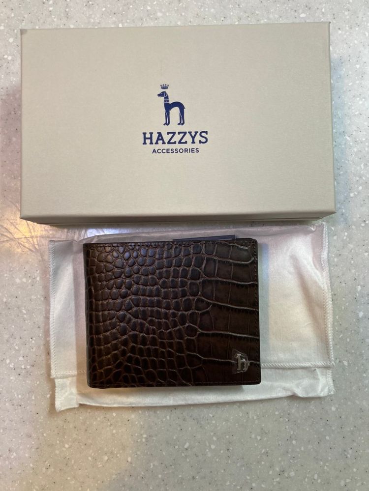 남성 소가죽 반지갑(헤지스)--0