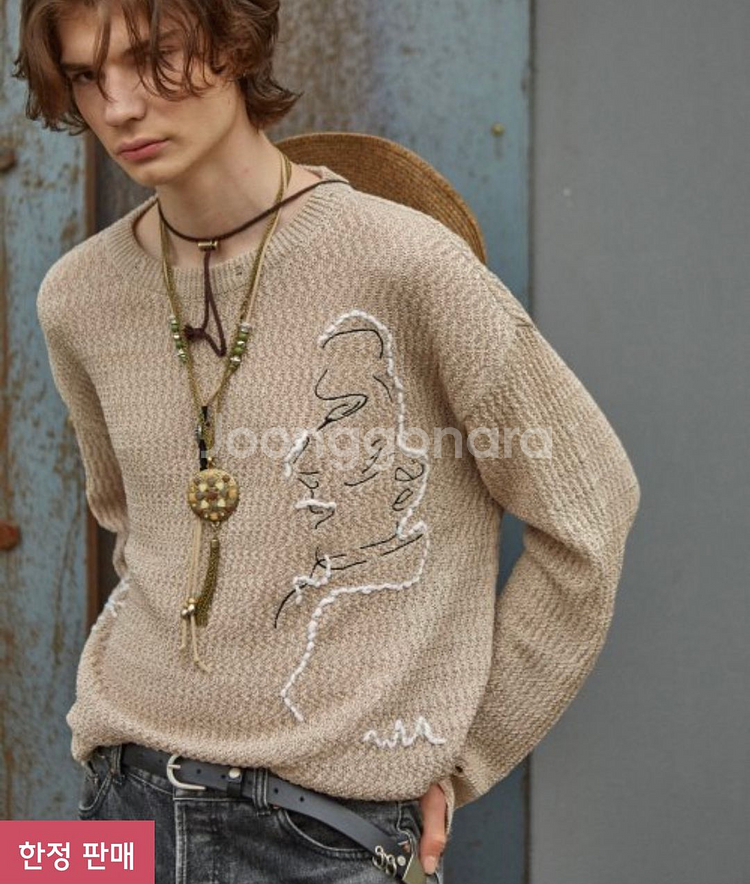 앤더슨벨 크루넥 스웨터--0