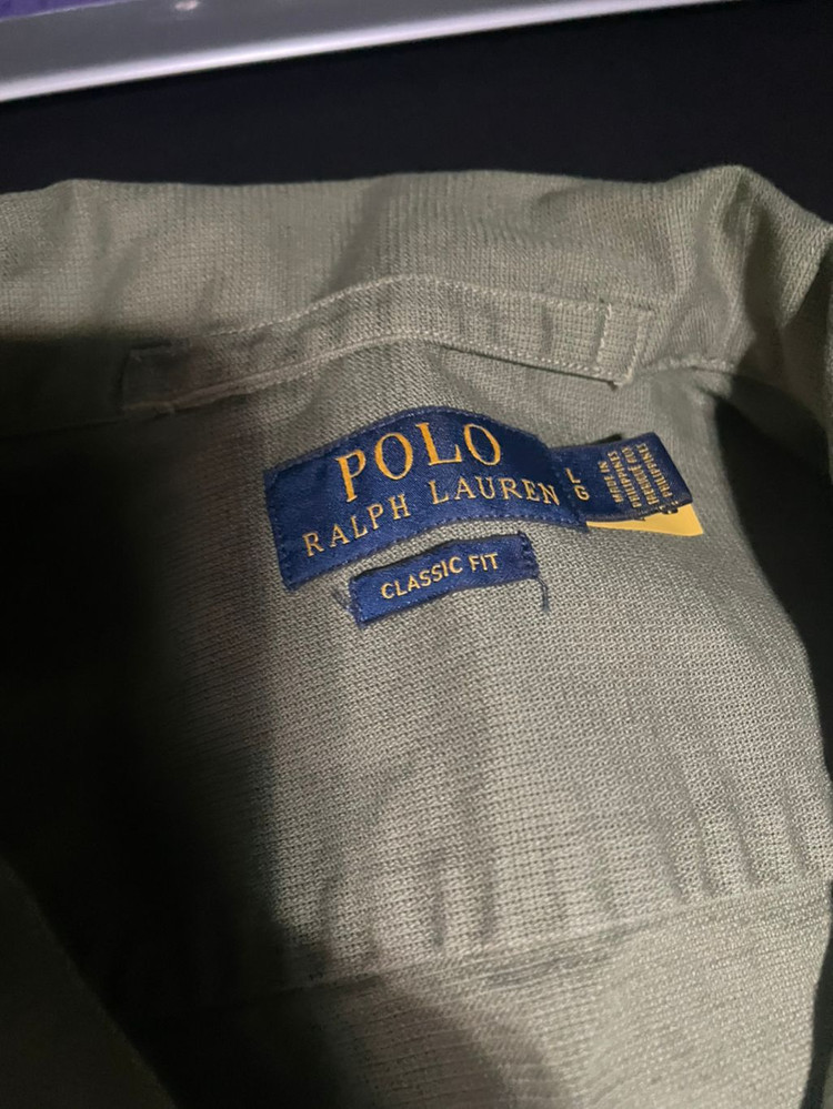 폴로랄프로렌 도비 유틸리티 오버 셔츠(야상)--1