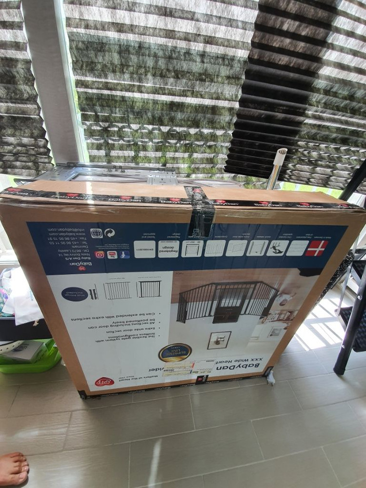 덴마크 베이비단 Flex 벽난로 안전망 스크린--2