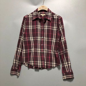 [XS] BURBERRY 버버리 정품 여성 체크 셔츠