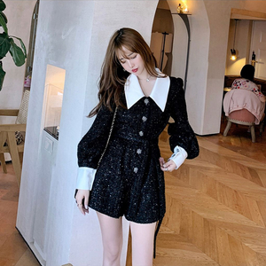 샤넬풍 점프슈트