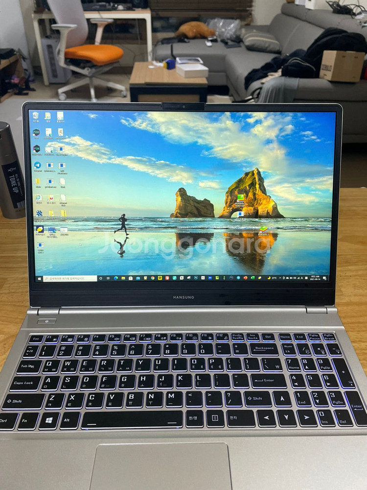한성노트북 tfx252 i5 8세대램8g ssd500g--2