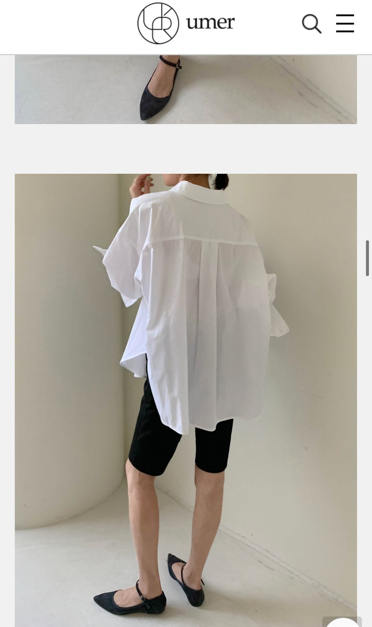 유메르 제너럴 루즈셔츠--1