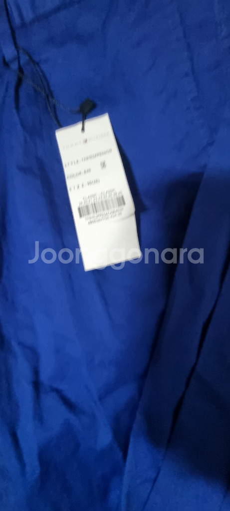 타미힐피거 남성 스판 블루 코튼팬츠 36--1