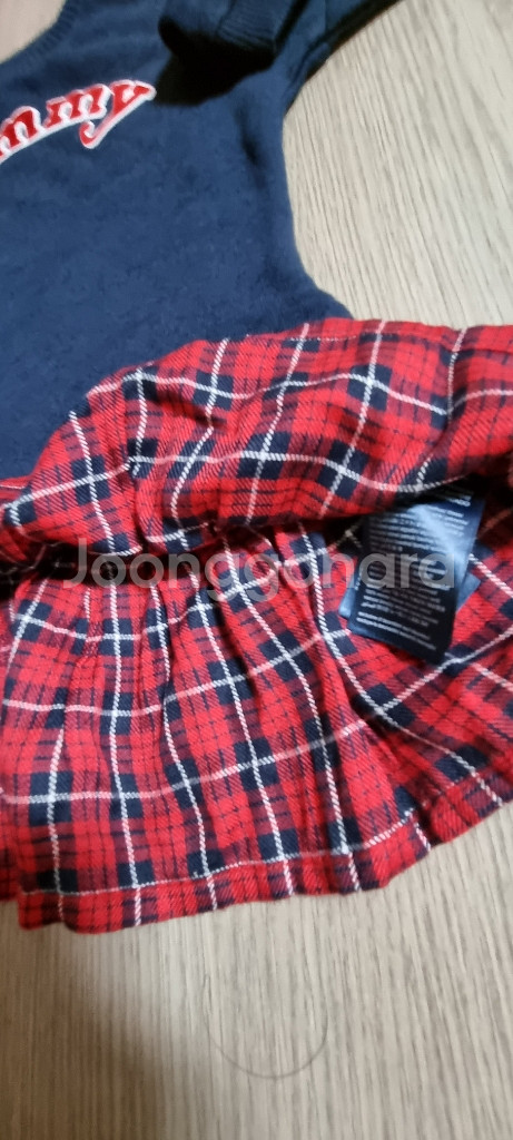 타미 힐피거 여아 3세 체크 원피스 새상품--2