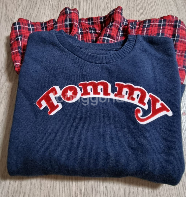 타미 힐피거 여아 3세 체크 원피스 새상품--1