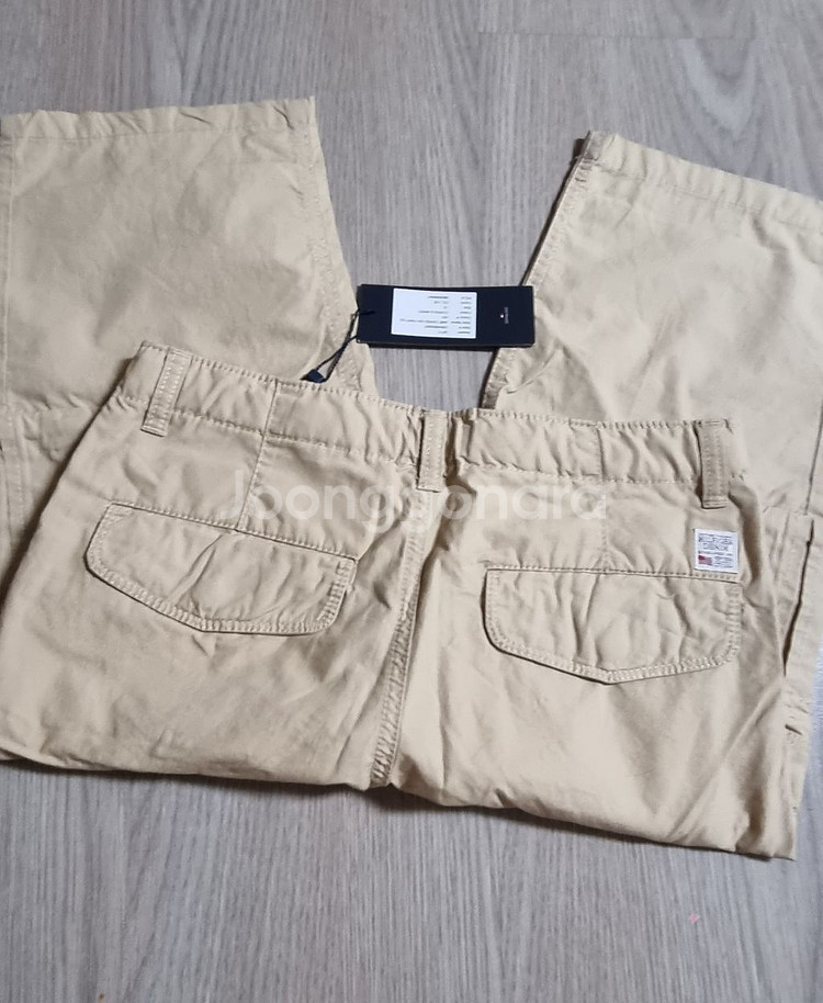 타미힐피거 아동 공용 12세 카고 베이지--1