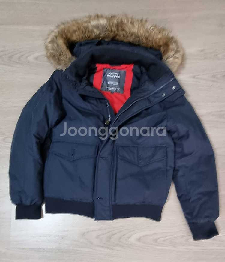 타미 힐피거 남성 구스 다운 s(95~100)새상품--0