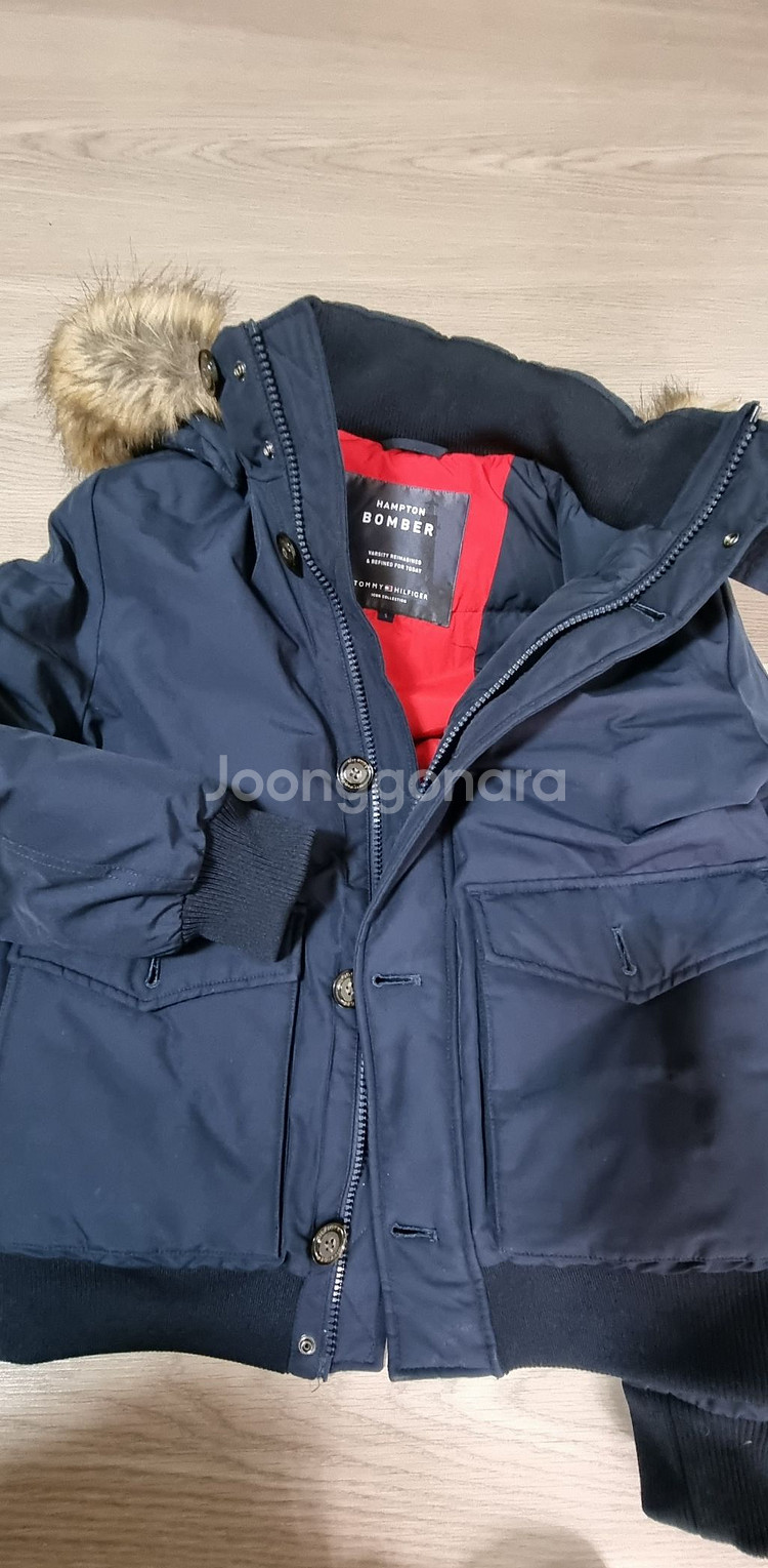 타미 힐피거 남성 구스 다운 s(95~100)새상품--2