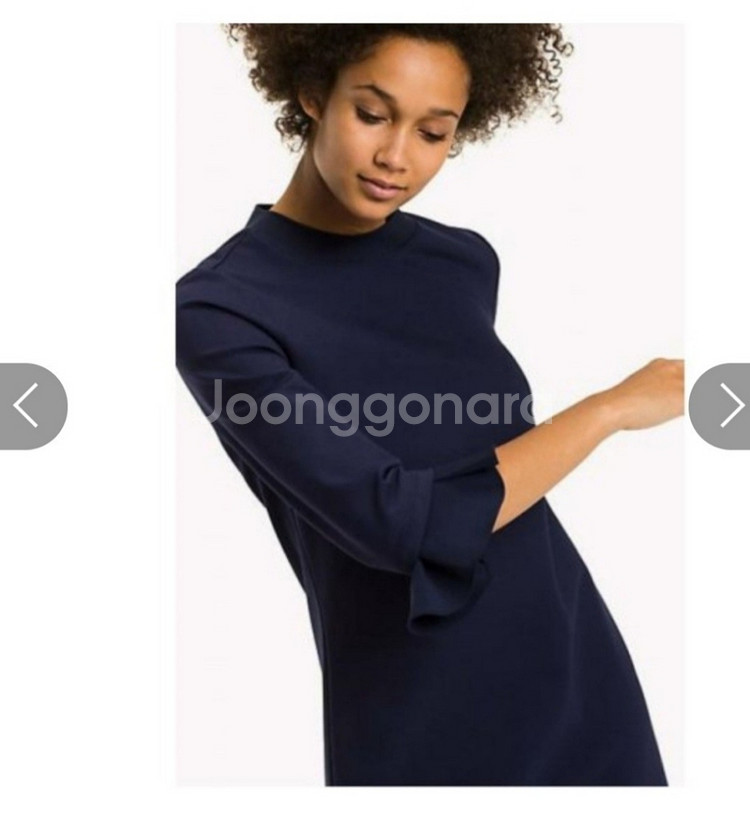 타미 힐피거 이모젠 소매 프릴원피스(55~66)새상풍--0