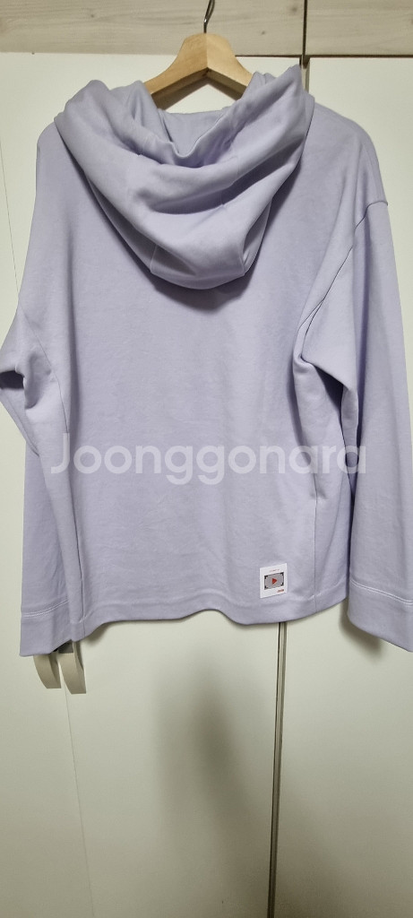 시스템 옴므 오버핏 후드티 라이트 바이올렛 95--3