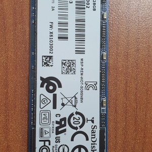 샌디스크 SSD M.2 128G 벌크 미사용품