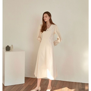 RE_L 리엘 wearable v-neck dress