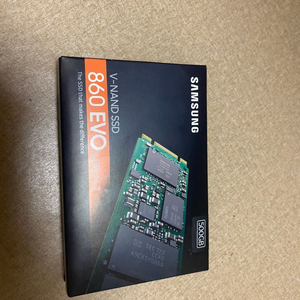 삼성 ssd 860 evo m.2 500g미개봉